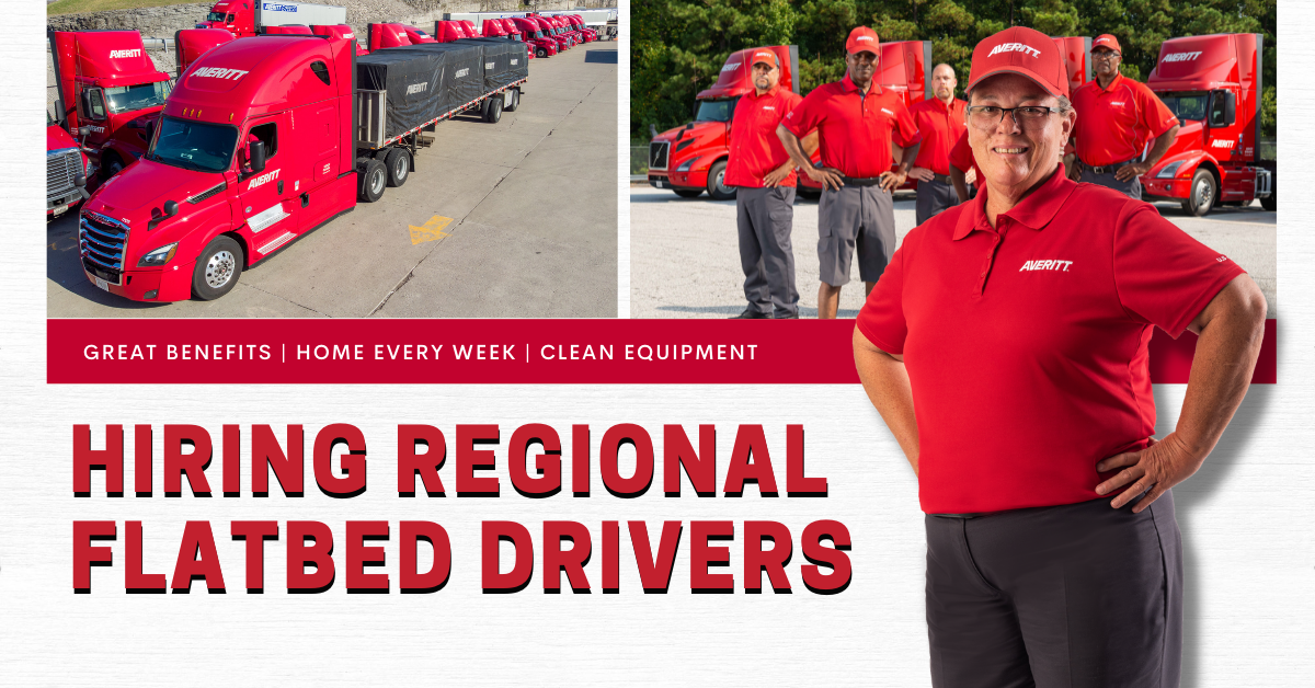 Flatbed Driving Jobs Now Hiring Regional Flatbed Drivers Averitt